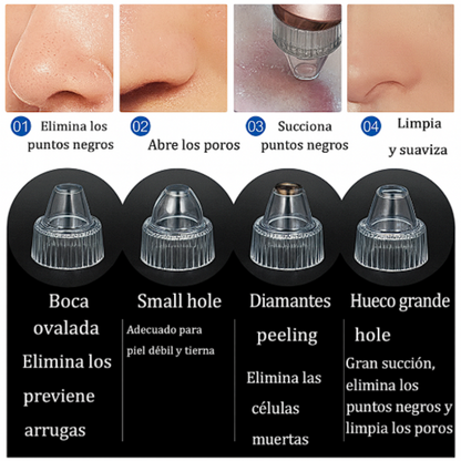 PureSkin Extractor de granos y puntos negreos, un solo resultado: piel radiante✨