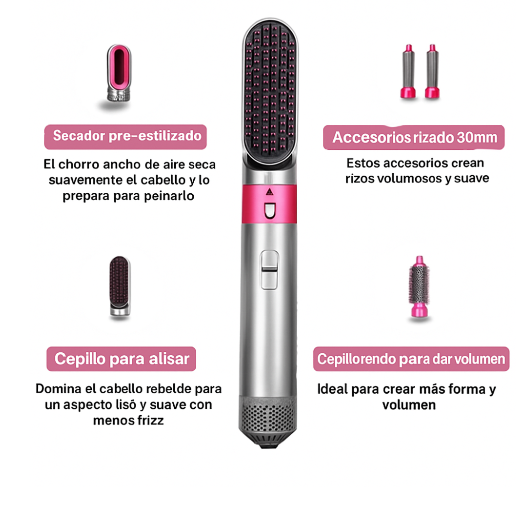 AirStyler 5 en 1 : Alisado, Rizado y Brillo Natural✨