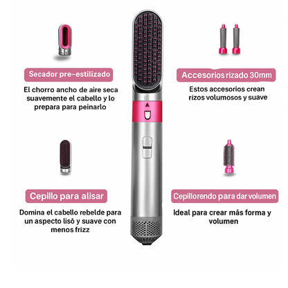 AirStyler 5 en 1 : Alisado, Rizado y Brillo Natural✨